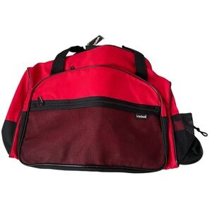 Travelwell Red and Black Duffel Bag